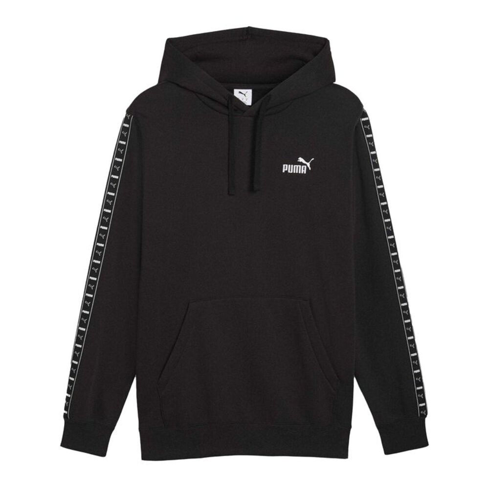 Puma Mens Fleece Branded Tape Hoodie / Puma Black